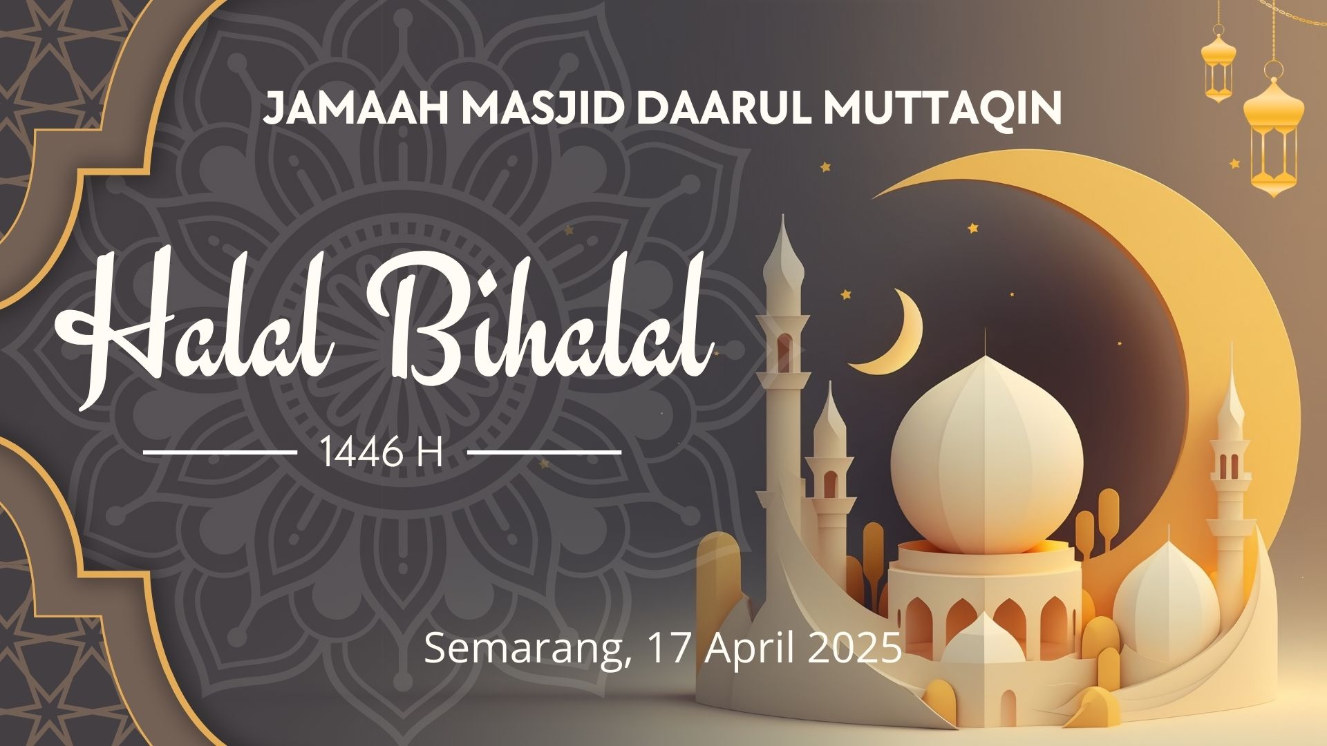 Liputan Halal Bihalal Masjid Daarul Muttaqin