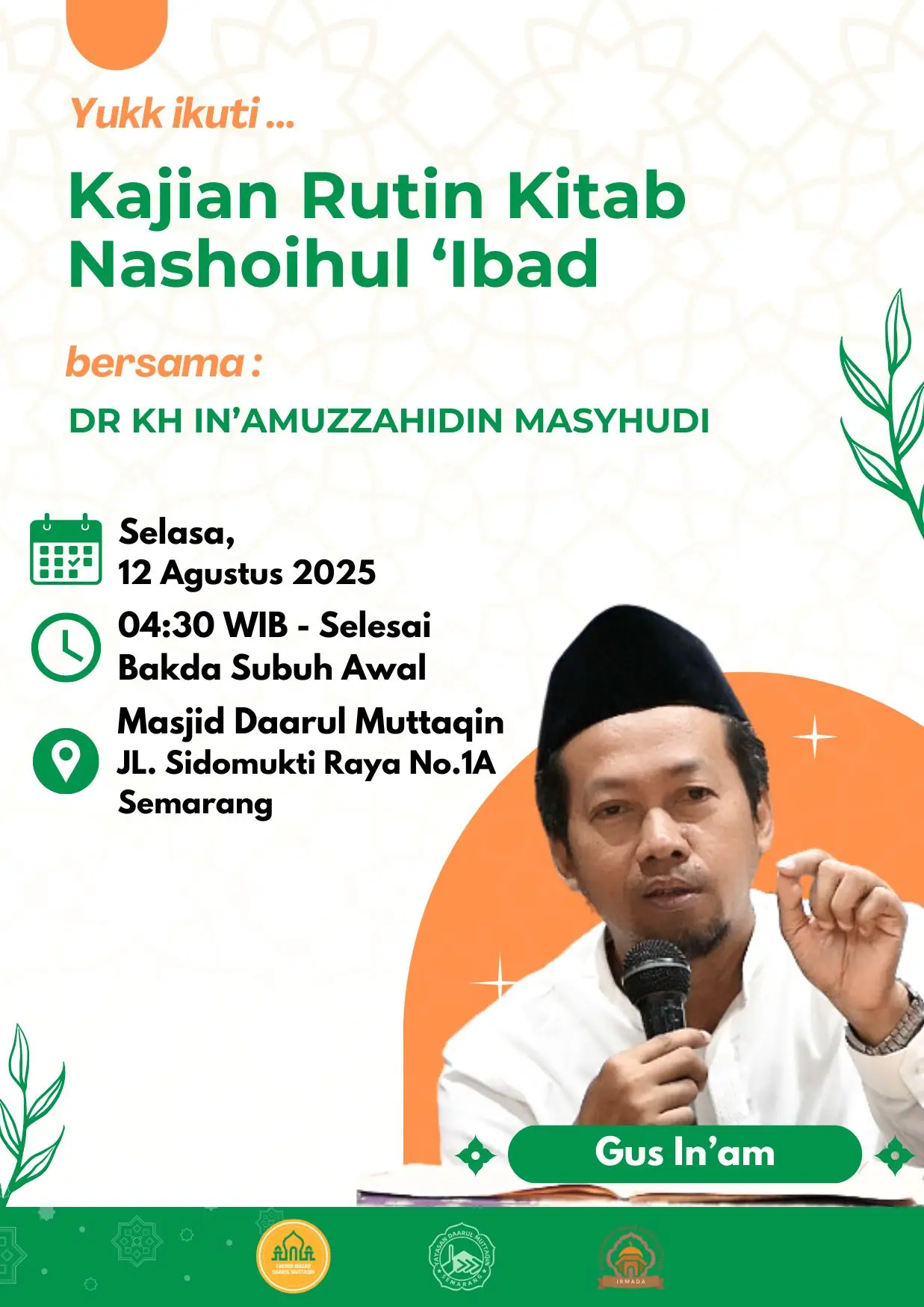 Kajian Kitab Nashoihul 'Ibad