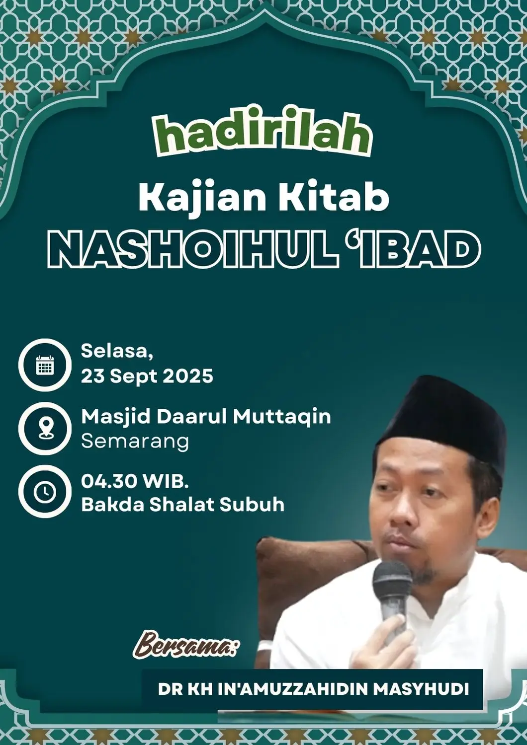 kajian kitab nashoihul 'ibad